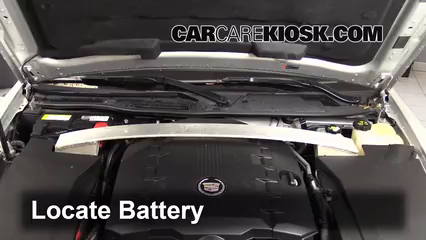 2011 Cadillac STS 3.6L V6 Battery Replace